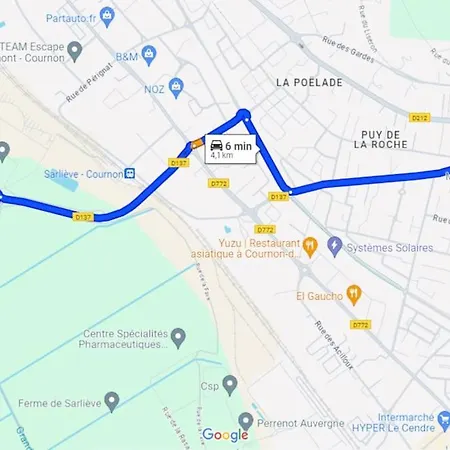 Lägenhet L'haussmann - Centre - 5 Personnes Cournon-d'Auvergne
